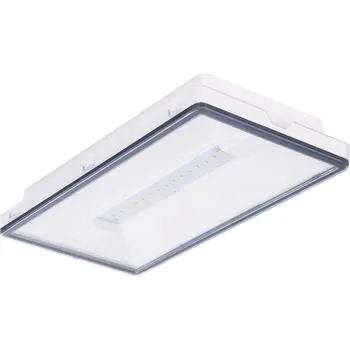 Průmyslové svítidlo Nouzové svítidlo VELLA LED 7W SO 250 SA 3H MT IP65 s piktogramy, bílé