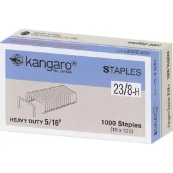 Spona do sešívačky Drátky do sešívačky 23/8 Kangaro 1000ks