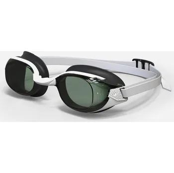 Plavecké brýle DECATHLON Plavecké brýle Bfit s kouřovými skly L -3 / P -2 BÍLÁ|ČERNÁ