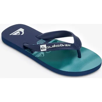 Chlapecká žabka QUIKSILVER Dětské žabky Quicksilver Roguewave 38 MODRÁ|ZELENÁ