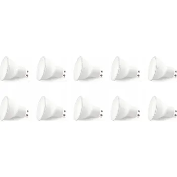 Žárovka 10x LED žárovka GU10 1W 4000K Neutrální bílá LLS Sada 10 Ks