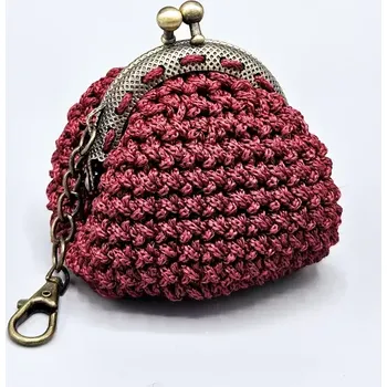 Peněženka Mini vintage taštička - pěněženka - vínová