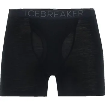 Pánské termo spodky spodní prádlo pánské ICEBREAKER M 175 Everyday Boxers w fly BLACK - XXL