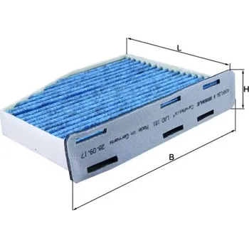 Ventilátor topení a klimatizace Filtr, vzduch v interiéru KNECHT LAO 181