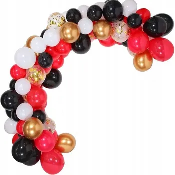 Balónek Vícebarevná sada balónků 51 ks