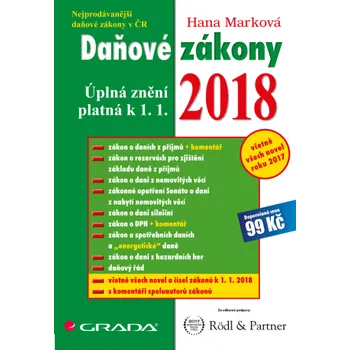 Daňové zákony 2018 - Hana Marková