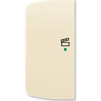 Kryt 2násobný levý, symbol "scény" ABB Tango 6220A-A02103 C slonová kost