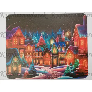 Prostírání sololak - 35 x 28 cm - Zimní městečko v noci