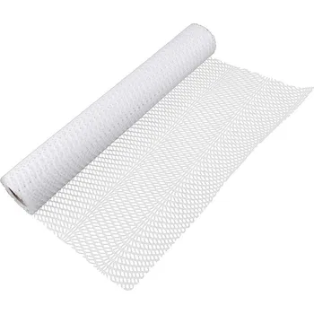 Krajka Síťka ke svatebnímu dekorování a k výrobě pomponů, šíře 48 cm, barva bílá sněhová