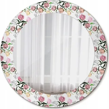 Zrcadlo Krásné Zrcadlo s kulatými pupeny pivoňky, 60 cm