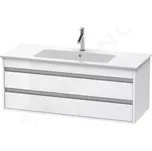 Duravit Ketho Umyvadlová skříňka 48x120x48 cm, 2 zásuvky, lesklá bílá, KT643102222