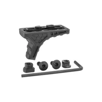 Airsoft Handstop nylonový pro M-lok/Keymod krátký - Černý + dárek zdarma