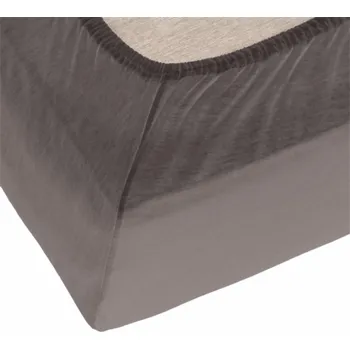 Prostěradlo Prostěradlo Okko 638, šedé, 90/120x200 cm, s elast