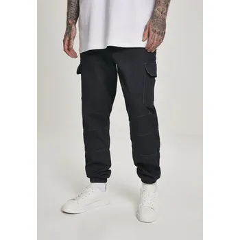 Pánské oblečení Urban Classics Cargo Jogging Jeans rinsed wash - L