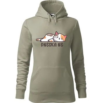 Pánská mikina Dámská mikina Dneska ne Velikost (žena): M, Vyberte barvu: Světlá khaki