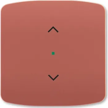 vypínač Kryt 1násobný, symbol "žaluzie" ABB Tango 6220A-A01002 R2 vřesová červená