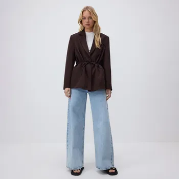 Dámské džíny Reserved - Džíny wide leg - modrá - YS781-55J - YS781-55J-36