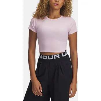 Dámské tričko Under Armour UA Rival Rib Baby Tee 6000264-647 Růžová MD