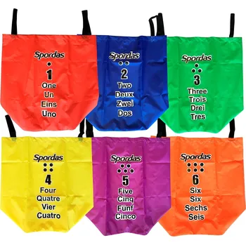 Skákací pytle barevné sada 6 ks Spordas
