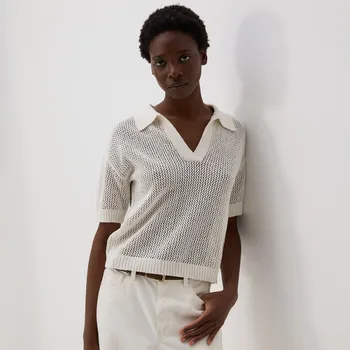 Dámský svetr Reserved - Pletená halenka - tělová - VC831-02X - VC831-02X-M