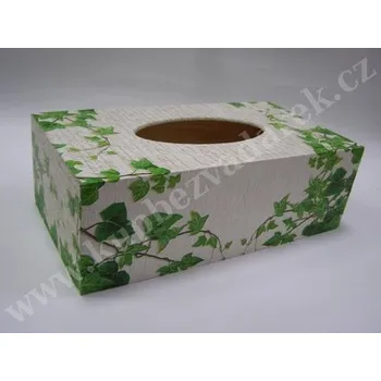 Krabice na papírové kapesníky - Břečťan