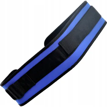 Pás na vzpěračský pás na posilovně upravitelný pro trénink vzpírání. PAS-BLUE