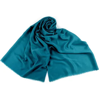 Šála Letní šátek / šála / pléd jednobarevný 85x180 cm, barva 8 tyrkys