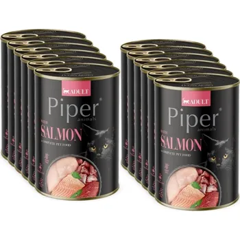 Krmivo pro kočku DOLINA NOTECI Piper pro kočky s lososem 12x400g