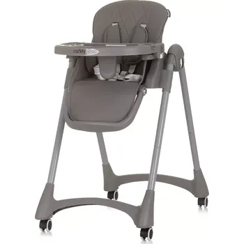 Jídelní židlička Jídelní židlička CHIPOLINO Candy Shop Granite – polohovatelná, skladná a bezpečná