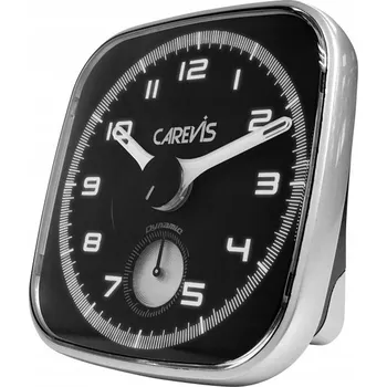 Budík Budík CAREVIS stříbrný, 11 cm