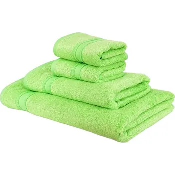 Ručník DOMMIO Sada bambusových ručníků a osušky zelená