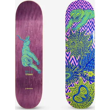 Příslušenství pro koloběžku DECATHLON Skateboardová deska z javoru DK500 Popsicle velikost 8,5" Tetsunori 8,5"