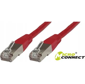 Síťový kabel MicroConnect F/UTP CAT6 Kabel 15m Červený PVC