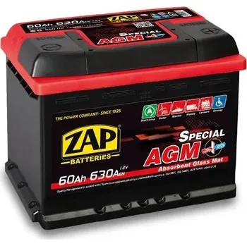 Autobaterie Autobaterie ZAP 60Ah/680A P+ AGM 242x175x190