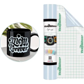 Samolepící dekorace Lesklý - Baby Blue - samolepící vinylová folie TeckWrap Velikost: 30,5 x 30 cm