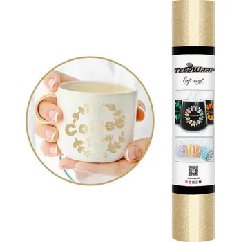 Samolepící dekorace TeckWrap Shimmer - Gold Velikost: 0,3 x 1,5 m