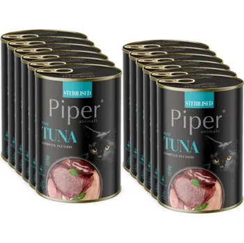 Krmivo pro kočku DOLINA NOTECI Piper pro sterilizované kočky s tuňákem 12x400g