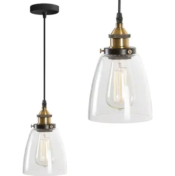 Toolight - Závěsné svítidlo Verto D APP048-1CP, černá-hnědá, OSW-00140