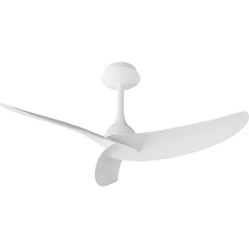 Stropní ventilátor Matra 9040 Ipanema III, lopatkový ventilátor s dálk. ovladačem, bílá, průměr 107cm