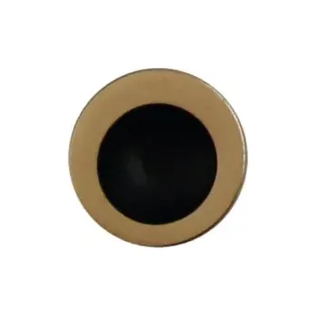 Dveřní kování Madélko do čela posuvných dveří kulaté, bronz česaný, mat (Madélko pro posuvné dveře)