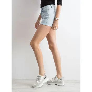 Dámské kraťasy Factory Price Dámské světlé modré džínové šortky Barva: světle modrá, Velikost: 36