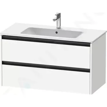 Koupelnový nábytek Duravit Ketho.2 Umyvadlová skříňka 55x101x48 cm, 2 zásuvky, matná bílá, K25264018180000