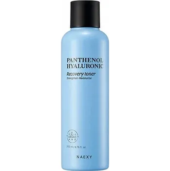 Přípravek na čištění pleti a oči Silně hydratační pleťové tonikum NAEXY Panthenol Hyaluronic, 200 ml