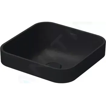 Umyvadlo Duravit Happy D.2 Plus Umyvadlová mísa zápustná, 40x40 cm, bez přepadu, antracit mat, 2359401300