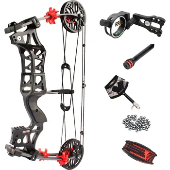 Luk Jinx Dual Hunter Black 30-60 lbs nastavitelný kladkový luk obouruký 32" set