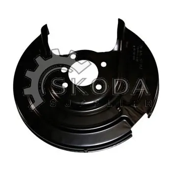 Brzdový kotouč Ochranný plech proti rozstřikování, brzdový kotouč ŠKODA Original OEM 5Q0615611M