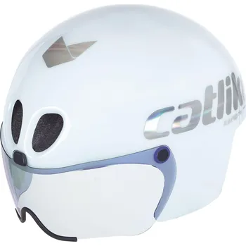 Cyklistická přilba CATLIKE Cyklistická helma Rapid Tri L/59–61cm BÍLÁ