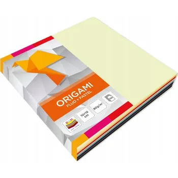 Obraz Origami papír Interdruk, vícebarevný, 10x10 cm, 100 ks, 80 g/m2
