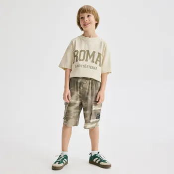 Reserved - Šortky cargo - béžová - 254EA-08X - 254EA-08X-158