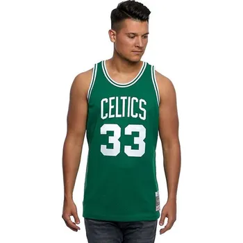 Pánské tričko Mitchell & Ness Boston Celtics - Larry Bird green Swingman Jersey - M